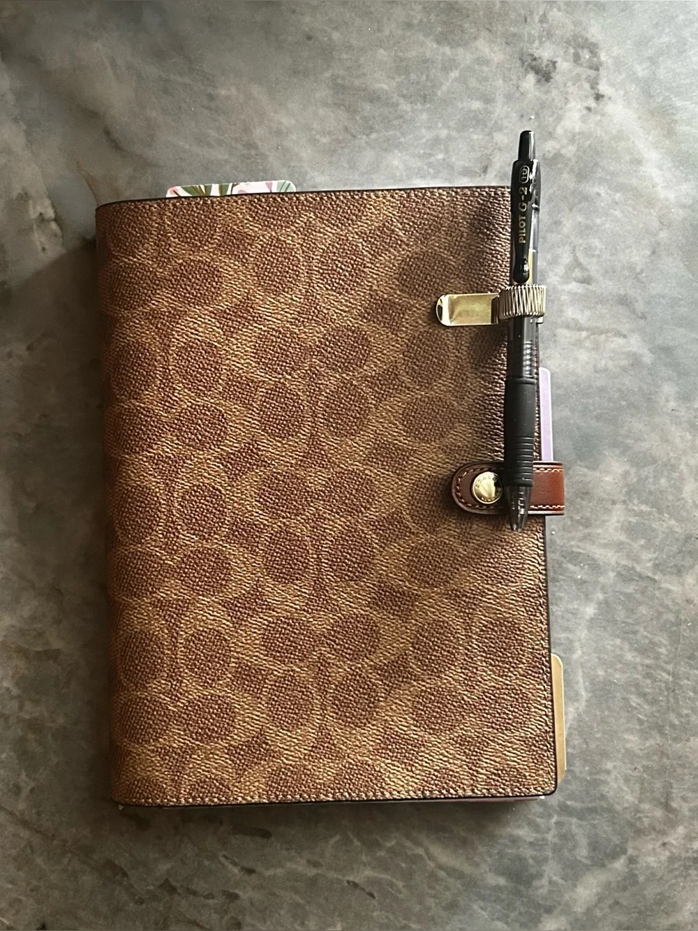 Planner / Agenda insert for Coach notebook cover